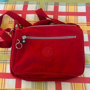 Cherry Red Kipling Bag